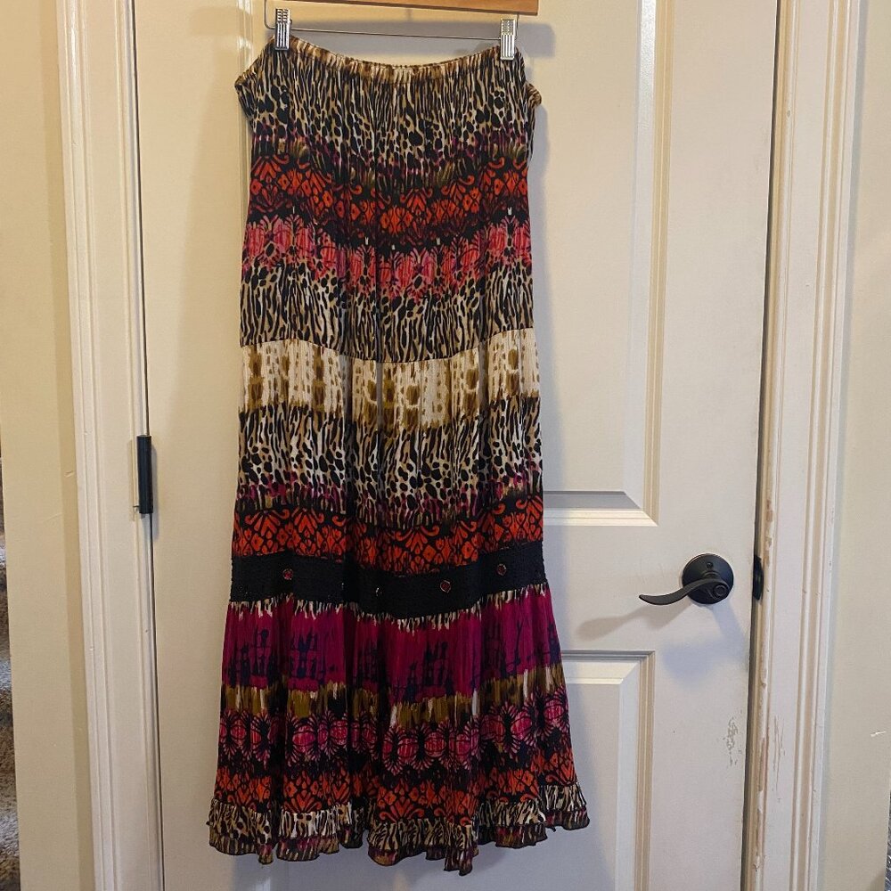 Forbidden Maxi Pull On Skirt Women's XXL